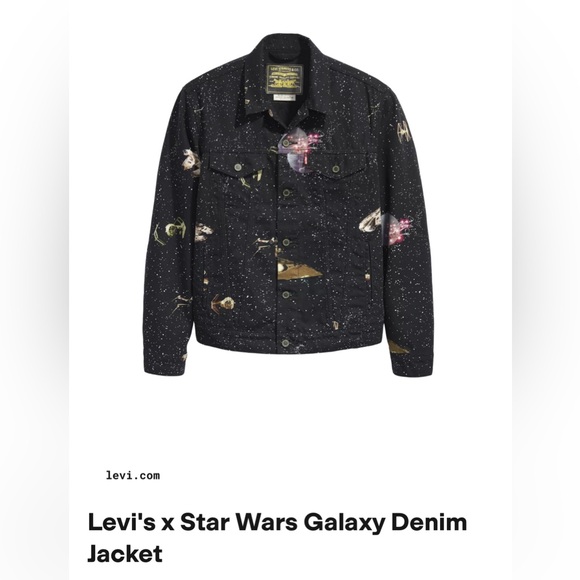 Rare Star Wars Levi Jean Jacket - Picture 3 of 11